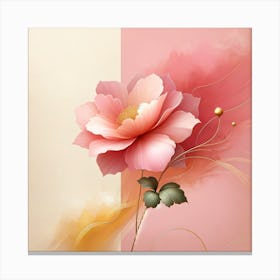 Flower Wallpaper Canvas Print