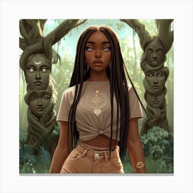 Afrofuturism 3 Canvas Print