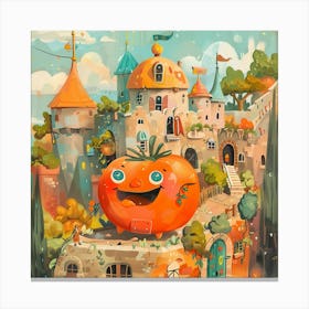 Castle Of Tomatoes Canvas Print