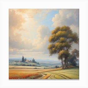 Tuscan Landscape Canvas Print