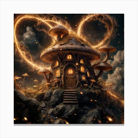 Mushroom House 1 Canvas Print