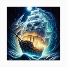 Pirate Ship 4 Canvas Print