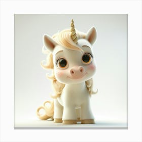 Cute Unicorn 852 Canvas Print