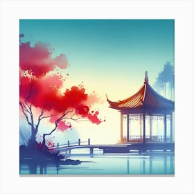 Chinese Pagoda 16 Canvas Print