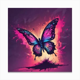 Butterfly Painting 327 Canvas Print