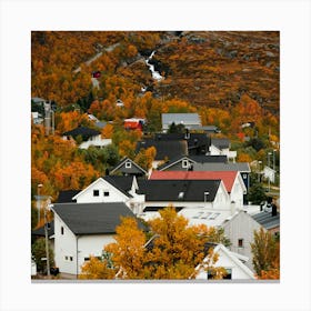 Autumn In Norway Canvas Print