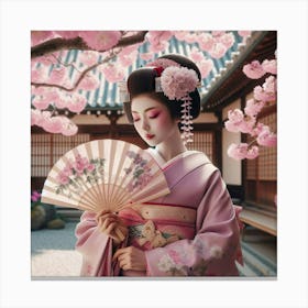 Geisha 200 Canvas Print