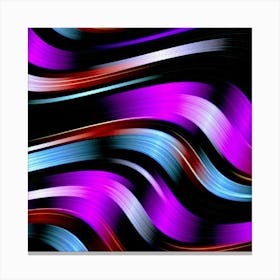 Abstract Wavy Lines 18 Leinwandbild