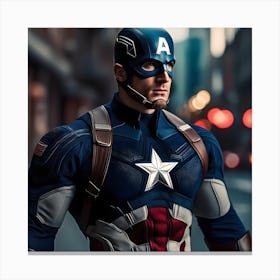 Captain America Canvas Print