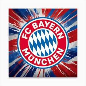 FC Bayern München Logo Wall Art 4 Canvas Print