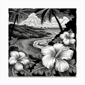 Hawaiian Hibiscus Canvas Print