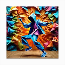 Origami Dancer 83 Canvas Print