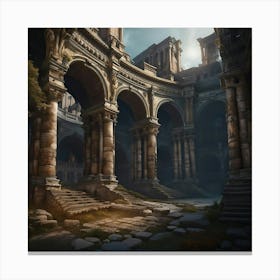 Arena of Rome Canvas Print