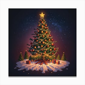 Christmas Tree 1 Canvas Print