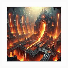 Forge Of The Deep Canvas Print