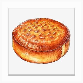 Chinese Mooncake Canvas Print