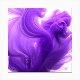 Purple Liquid Canvas Print