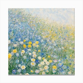 Wildflower Spring Meadow Canvas Print