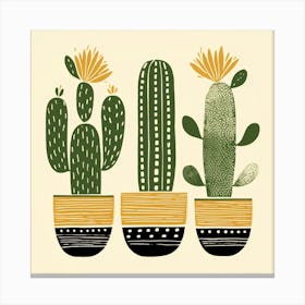 Cactus Illustration Art 82 Canvas Print