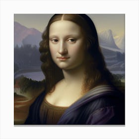 Mona Lisa 1 Canvas Print