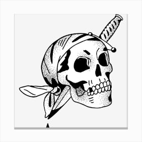 Pirate Skull Canvas Print