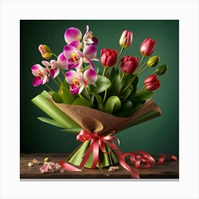 Bouquet Of Flowers 12 Canvas Print