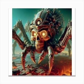 Steampunk Spider Canvas Print