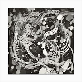 Abstract Swirls Canvas Print