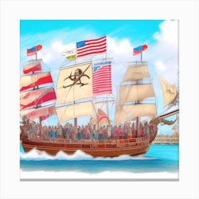 Pirate Ship 5 Canvas Print