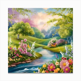 Beautiful Garden 1 Canvas Print