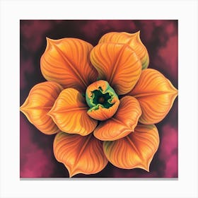 Orange Flower Canvas Print