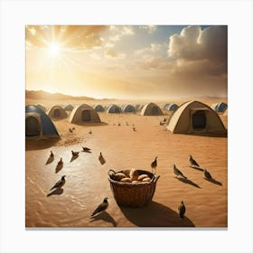 Desert Scene Canvas Print