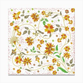 Floral Pattern Vector Canvas Print