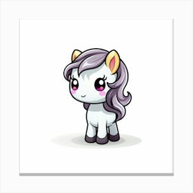 Cute Unicorn 93 Canvas Print