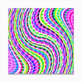 Abstract Psychedelic Background Canvas Print