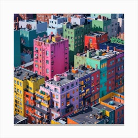 Buildings Outskirts Of New York City2 Canvas Print