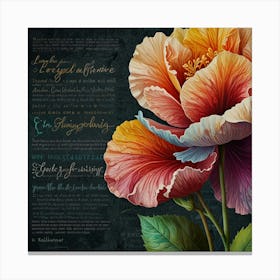 Hibiscus 3 Canvas Print