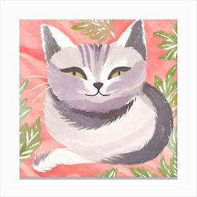 Cat Painting 6 Canvas Print