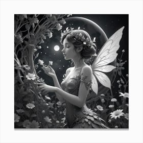 Fairy In The Forest 8 Canvas Print