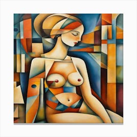 Nude Woman Canvas Print