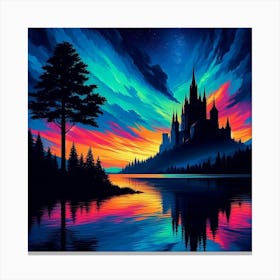 Castle In The Sky Canvas Print