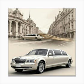 Lincoln Town Car Canvas Print