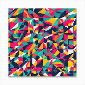 Abstract Geometric Pattern 16 Canvas Print