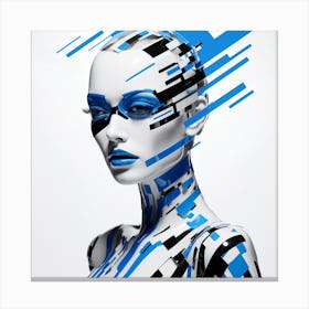 Futuristic Woman 6 Canvas Print