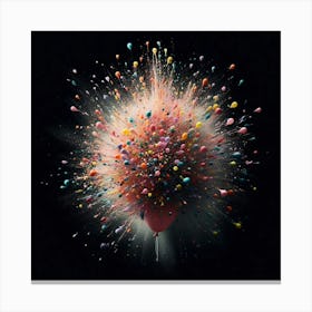 Colorful Explosion Canvas Print