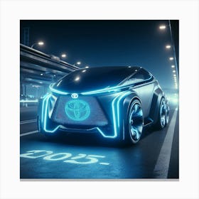 Futuristic Car 10 Canvas Print