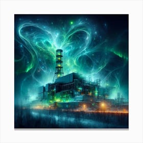 Nuclear Power Plant Canvas Print