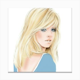 Goldie Hawn Canvas Print