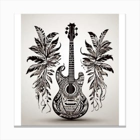 Hawaiian Guitar Canvas Print
