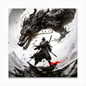 Shadow Of The Dragon 1 Canvas Print